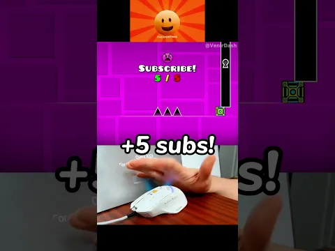 It's Me It's Verity VS 10 Subscriber Triple Spike in Geometry Dash! #shorts