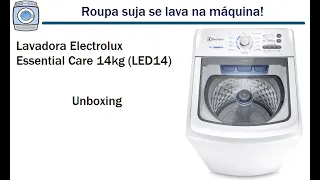 Lavadora Electrolux Essential Care 14kg (LED14) - Unboxing