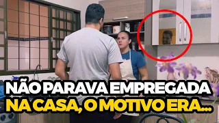 Nenhuma empregada parava na casa, e ela nem imaginava o motivo…