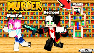 REDHOOD THỬ THÁCH 24 GIỜ LÀM MURDER SIÊU HÀI TRONG MINECRAFT*MỀU THAM GIA TRÒ CHƠI SINH TỬ MCPE