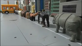 10마리 동물 스쿨버스에 타다 10 Animals ride School bus
