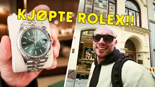 JEG HENTET ROLEXEN JEG HAR VENTET PÅ | NORGE VLOG