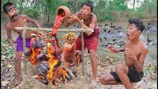 Survival skills : Roast duck eating