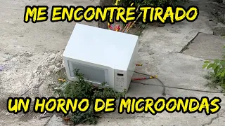 Me encontré un microondas y vamos a repararlo 