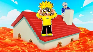Lavlardan Kaçış!🔥Roblox The Floor Is LAVA!
