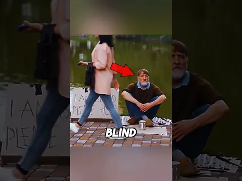 Empathy in Action 🥺 || Kind Teen Aids Blind Man ❤️