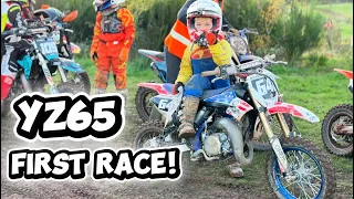 7 Year Olds FIRST RACE on his NEW 65cc