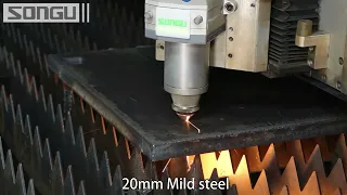 SONGU LASER cutting demonstrate for different materials