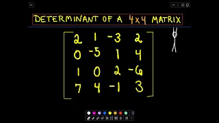 Determinant of 4x4 Matrix