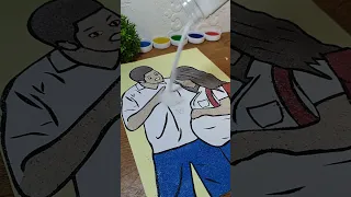 Akibat Terjerumus Pergaulan Bebas //Mewarnai Gambar Dengan Pasir Warna Sambil Bercerita