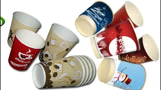 Full automatic servo ripple double wall paper cup sleeve production machine line FeeNoT.com