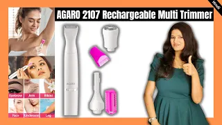 AGARO 2107 Rechargeable Multi Trimmer | best trimmer for women | trimmer for women's facial hair