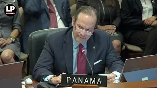 Intervención del canciller Javier Martínez-Acha en la OEA sobre las elecciones en Venezuela