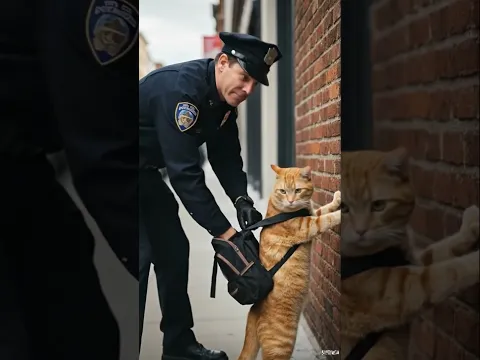 Cat Caught With Catnip By Cop #shorts