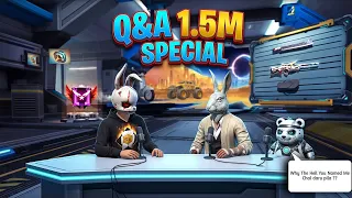 1.5M Spacial Q&A || SRMINT 🤯 || FREE FIRE 