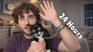 I Spent 24 Hours Handcuffed to My Cat