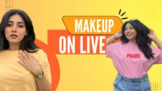 Q&A and doing makeup on Live 💄