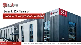 Sollant: 22+ Years of Global Air Compressor Solutions#aircompressor  #aerial  #corporatelife