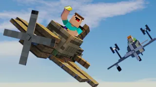 Derp Plane (Minecraft Animation) Last Man Standing