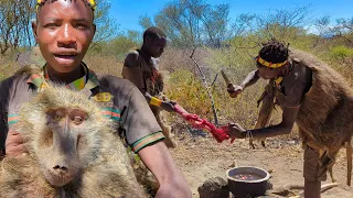 Hadzabe Made It Again | Baboon For Lunch