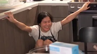 first time in a kitchen
