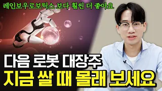 로봇 관련주 레인보우로보틱스 보다 더 좋은데 너무 싼 '이 주식'이 대장입니다 (로봇 대장주, 저평가 주식)