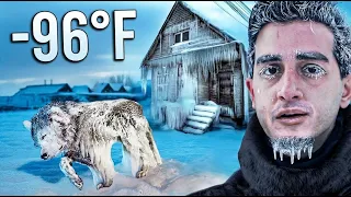 The Coldest Village on Earth: Oymyakon (-71°C, -96°F)