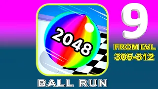 BALL RUN 2048 with PPG Part 9 all levels road