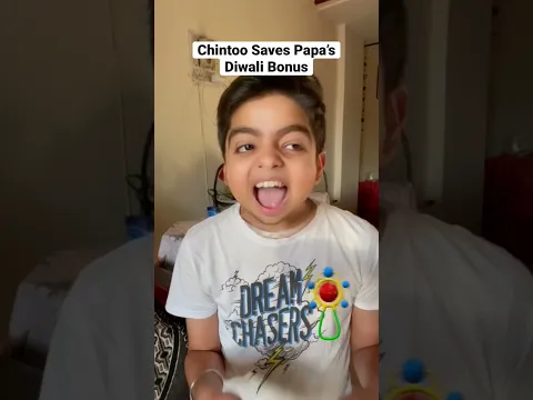Chintoo Saves Papa’s Diwali Bonus 😮💰Chintoo ने बचाए पापा के पैसे 🥹😢 #shorts #nitinadvani
