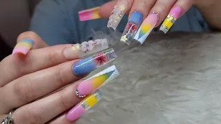 Uñas Paso a paso con Diseño Moderno y colorido