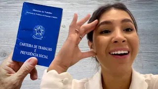 Meu primeiro emprego de carteira assinada + vlog de domingo!!
