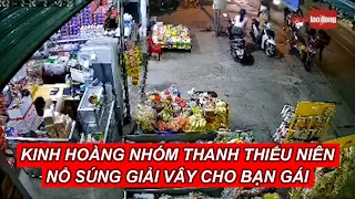 Kinh hoàng nhóm thanh thiếu niên nổ súng giải vây cho bạn gái ở Bình Dương | Báo Người Lao Động