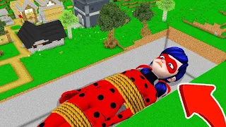 JE TROUVE LA STATUE DE LADYBUG SUR MINECRAFT !