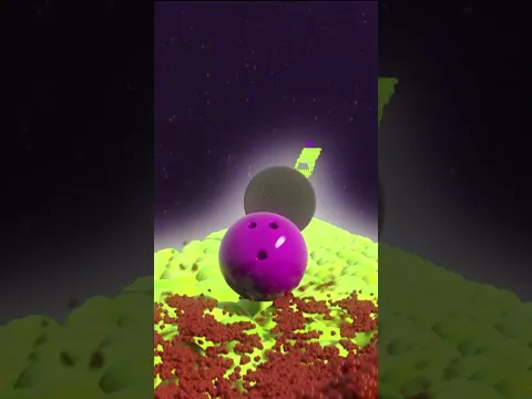 🔷🔴🎳 Learn Shapes with Kinetic Sand and Bowling Ball in a Fun Space Adventure Binkie TV
