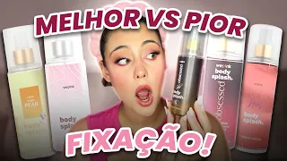 QUAL FIXA MELHOR? Body Splashes da WEPINK com melhor FIXAÇÃO!