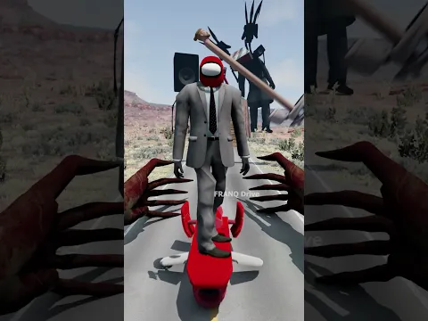 Skibidi Toilets & Speakerman Boss Head Hill Crush – BeamNG.drive