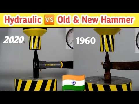Hydraulic Press VS Old And Modern Hammer experiment | Hydraulic press | #shorts #youtubeshorts