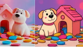 puppy Money House ASMR~ wood working art / hand crafts ideas / home made /skill #shorts