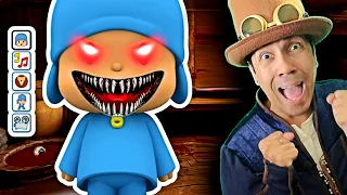 TESTEI O APP ASSUSTADOR DO POCOYO E ISSO ACONTECEU... *inacreditável*