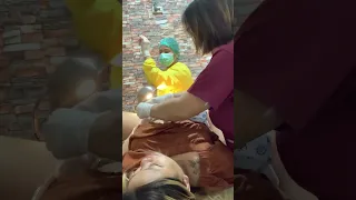 Woman with Bouncing Baby Boy