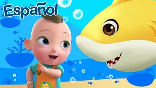 Canción de Tiburón bebé l | Español |  Canciones Para Niños | NuNu Tv Canciones Infantiles