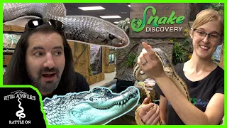 SNAKE DISCOVERY ZOO TOUR! (The Reptile Zoo is Now Open!)