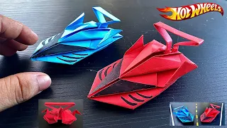 Origami: Carro Hot Wheels de Papel 🔥 Muy Facil de Hacer