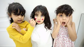 حور تمكيج ليلى و تخرب وجهها !!