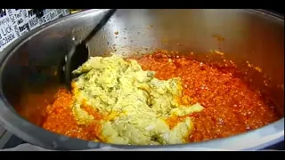 Zacusca de vinete si ardei pentru iarna