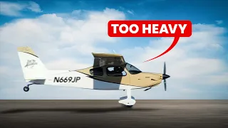 Taking Off with 1000lbs of Fuel is TERRIFYING