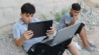 الفقير والمدلل #حمودي يغار من صديقه لان كلشي يشتري 😢💔