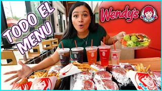 TODO EL MENU DE WENDYS!