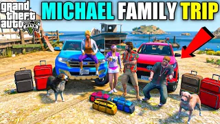 GTA 5 : MICHAEL AUR JIMMY PURI FAMILY TRIP PER JA RAHI HAI WITH FORD ENDEAVOUR | GTA 5 GAMEPLAY