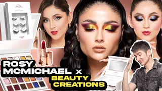 Reseña Brutal  a Rosy McMichael x Beauty Creations 🤯  3 Looks de Maquillaje / Valen La Pena ?